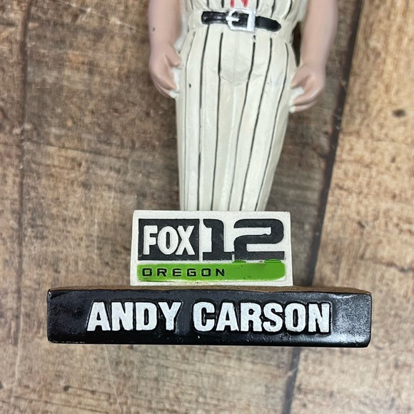 OSU Beavers Fox 12 Andy Carson Bobble Head 2006 Collector's Edition Decor Retro - Picture 3 of 4